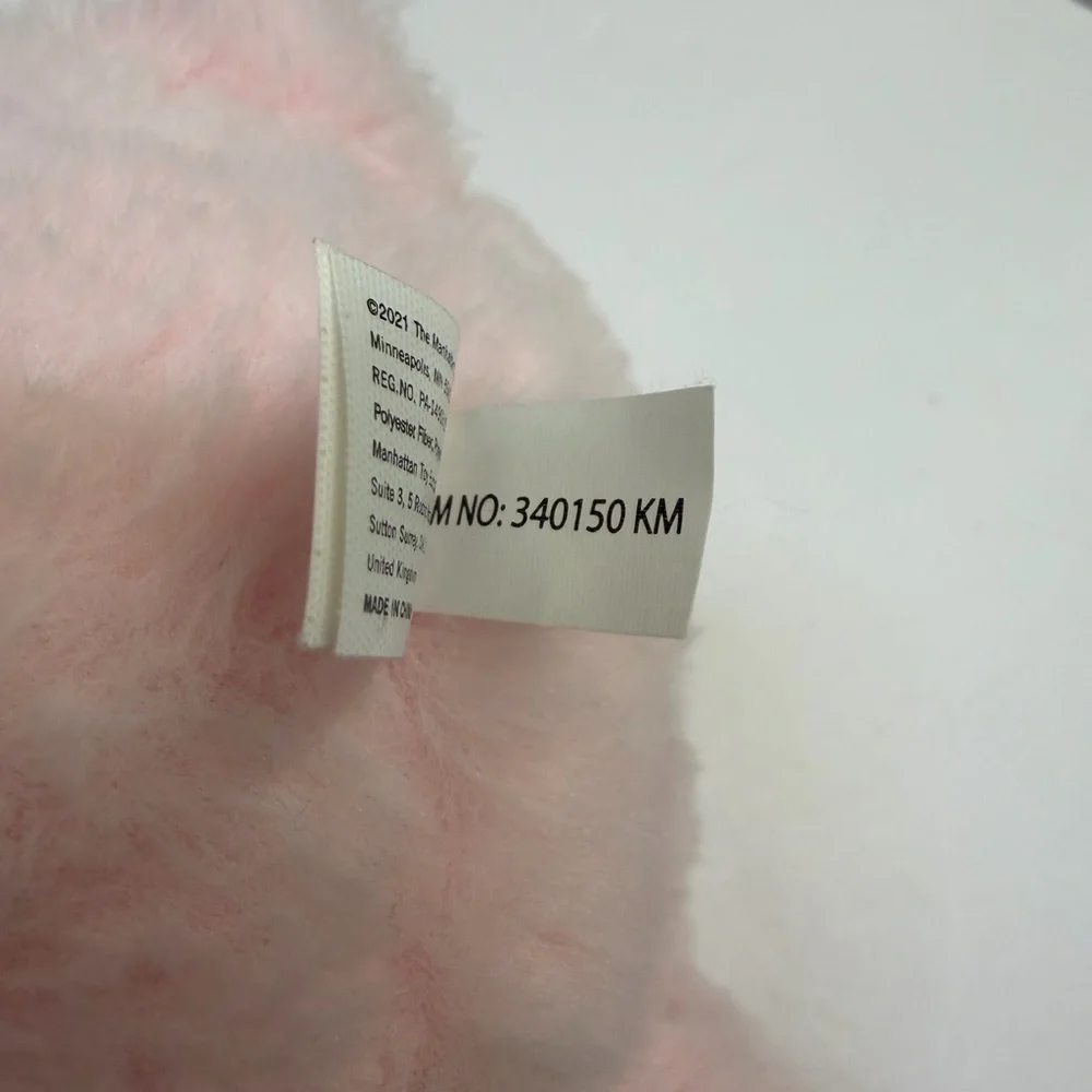 Soft Pink Plush Bunny Stuffed Manhattan Toy Company‎ 15”